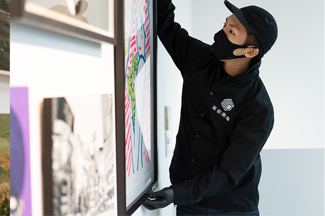 ご希望の場所への配送・展示対応